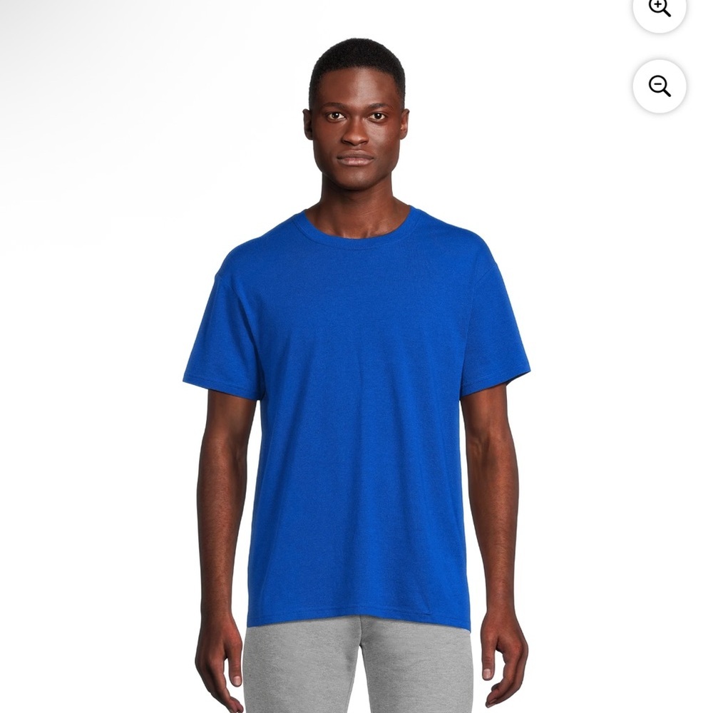 🇺🇸 $5 🇺🇸 Athletic Works Big Men's Royal Blue Tri Blend Tee NWT 3XL (54-56)